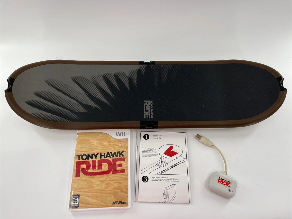 Tony Hawk Ride Wii Game with Skateboard and Dongle Tested Works Great | eBay