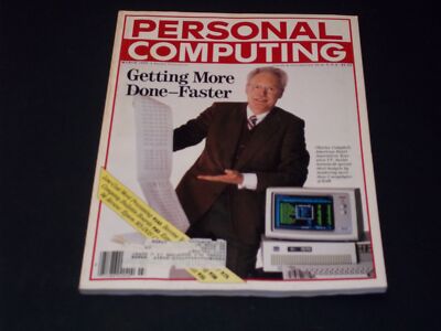 1986 MARCH PERSONAL COMPUTING MAGAZINE - CHARLES CAMPBELL AHA COVER - H 7867