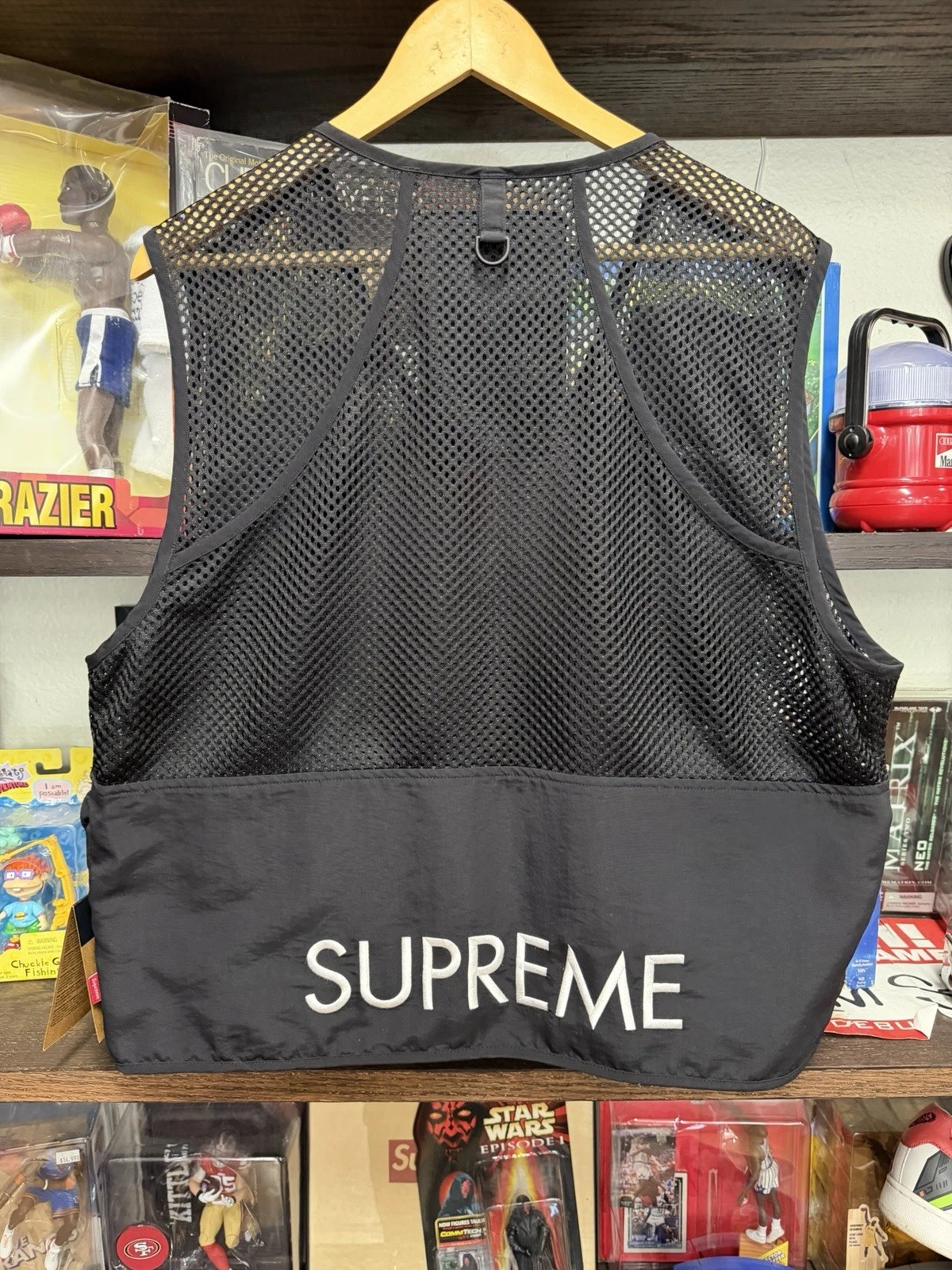 Supreme The North Face Cargo Vest Men's M Black Logo Zip Pockets TNF NWT SS20 image 4
