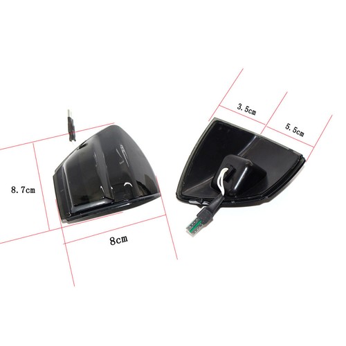 Turn Signal Light Side Mirror Lamp Dynamic For Ford S-Max C-MAX Kuga C394 08-12 - Picture 10 of 11