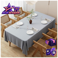 Tischdecke Abwaschbar Rechteckig 100X140Cm Polyester Kratzfest Fleckschutz