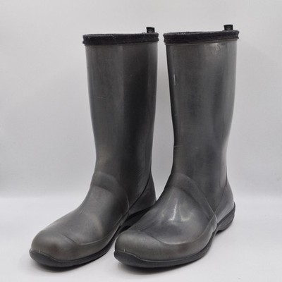 Kamik Boots Shoes Mens Size 10 Black Rubber Waterproof Insulated Winter Canada