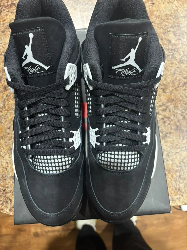 Jordan 4 Retro White Thunder | eBay
