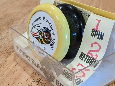 Vintage Turbo Bumble Bee Yoyo Playmaxx Translucent Box 1998 RARE