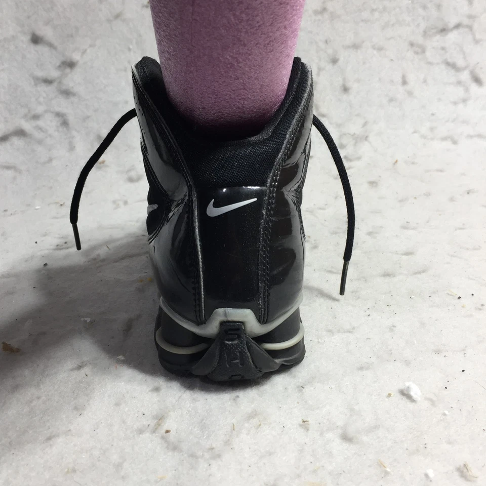 Nike Shox Dream Negro Blanco Tenis Niños Talla 3.5Y 375738-011 2009 Foto 2 de 4