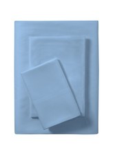 4 pack Basic Value Microfiber Bed Sheet Set Light Blue Twin 3 Piece