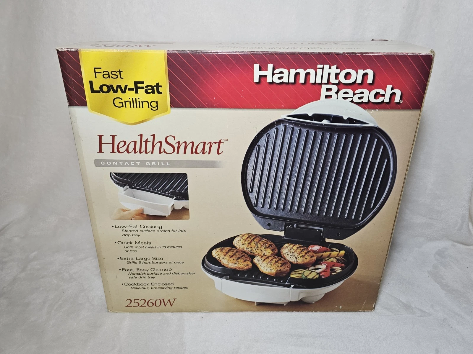 Hamilton Beach HealthSmart Contact Grill 25260W