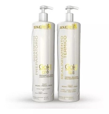 Realinhamento Térmico Gold Liss Progressiva Suppe Liss 2x1l