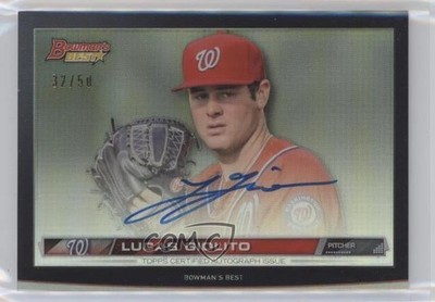 2015 Bowman's Best Hi-Def Heritage Auto 32/50 Lucas Giolito #HDH-LG Auto 00k7