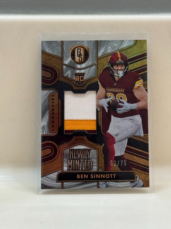Ben Sinnott Panini Gold Standard Newly Minted Memorabilia #NMMBST Base