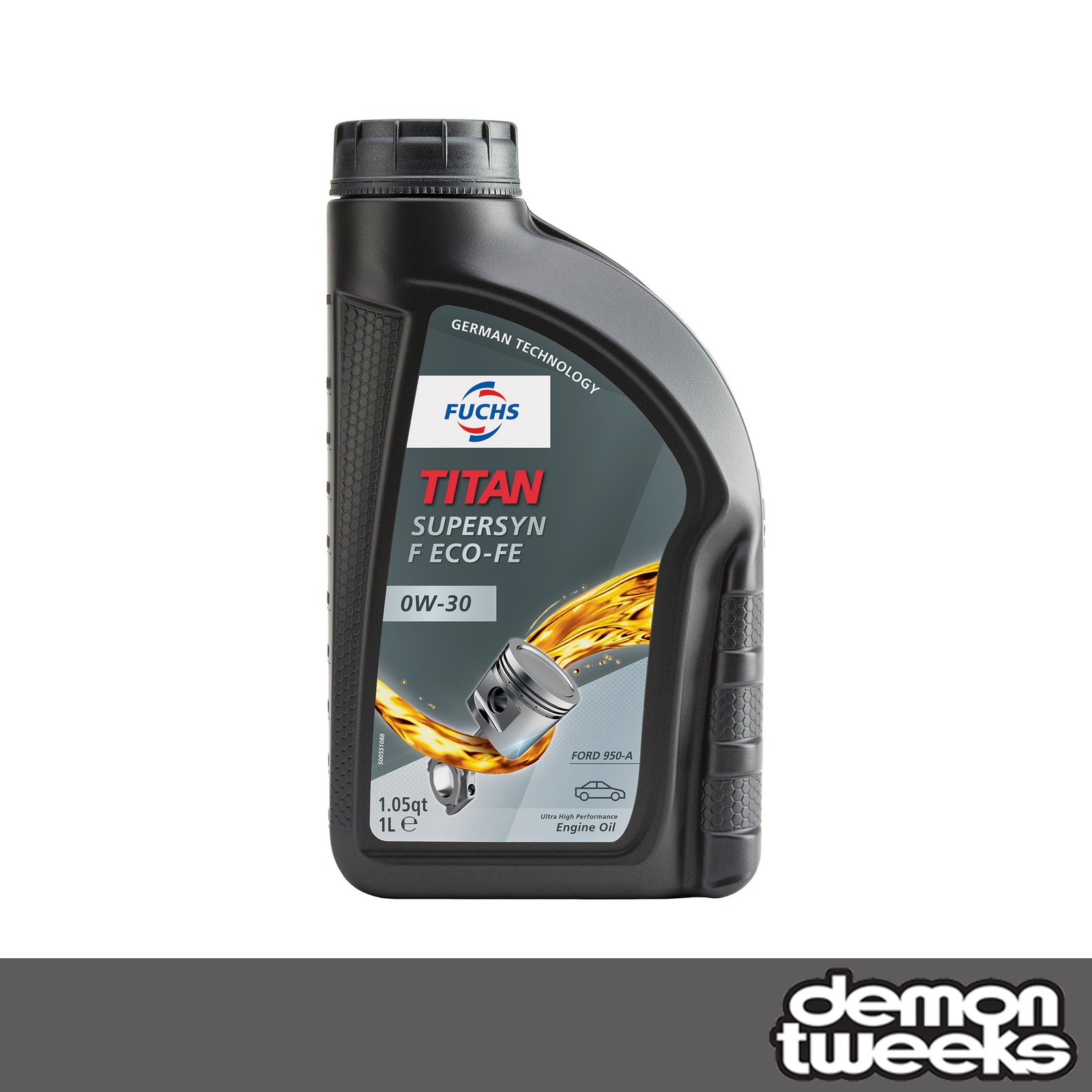 1 x Fuchs Titan SuperSyn F Eco-FE 0W30 Fully Synthetic Engine Oil - 1 Litre