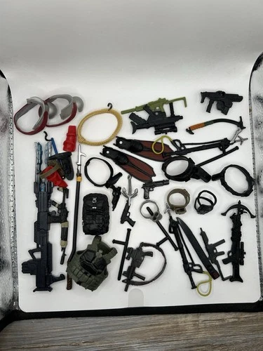 1/12 Scale GIJoe Classified Weapons & Accessories Lot Of 39 Pieces 1/12 Scale