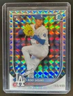 2025 Bowman Chrome Roki Sasaki Geometric Refractor Rookie RC #168/499 Dodgers