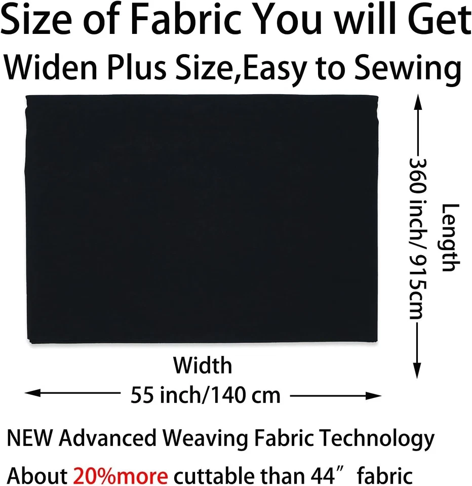 ECO Dye Processed Black Cotton Fabric - Perfect for Sewing Crafts by the Yard - Image 4 of 4