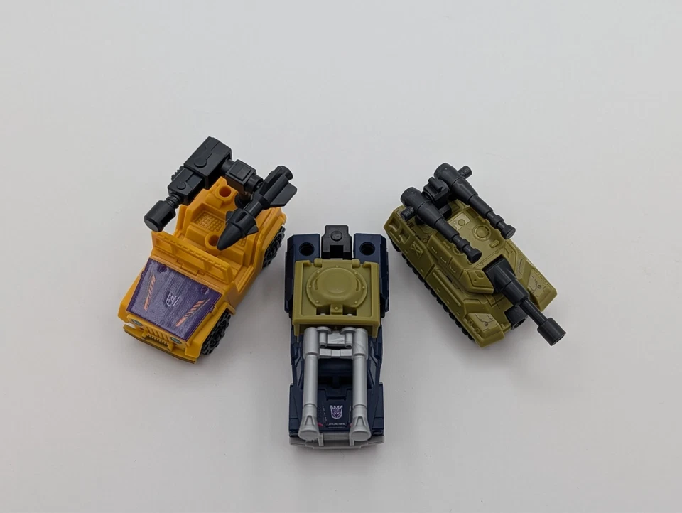 COMBO Blokees Transformers Defender Bruticus Onslaught Brawl Swindle Veh ¡Paquete de 3! Foto 3 de 4