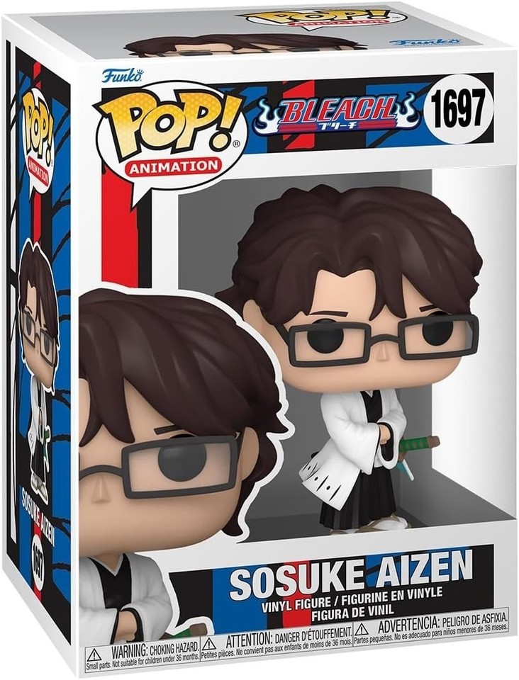 Funko Pop! Animation: Bleach - Aizen Sousuke - Figurine en Vinyle à Collectionne