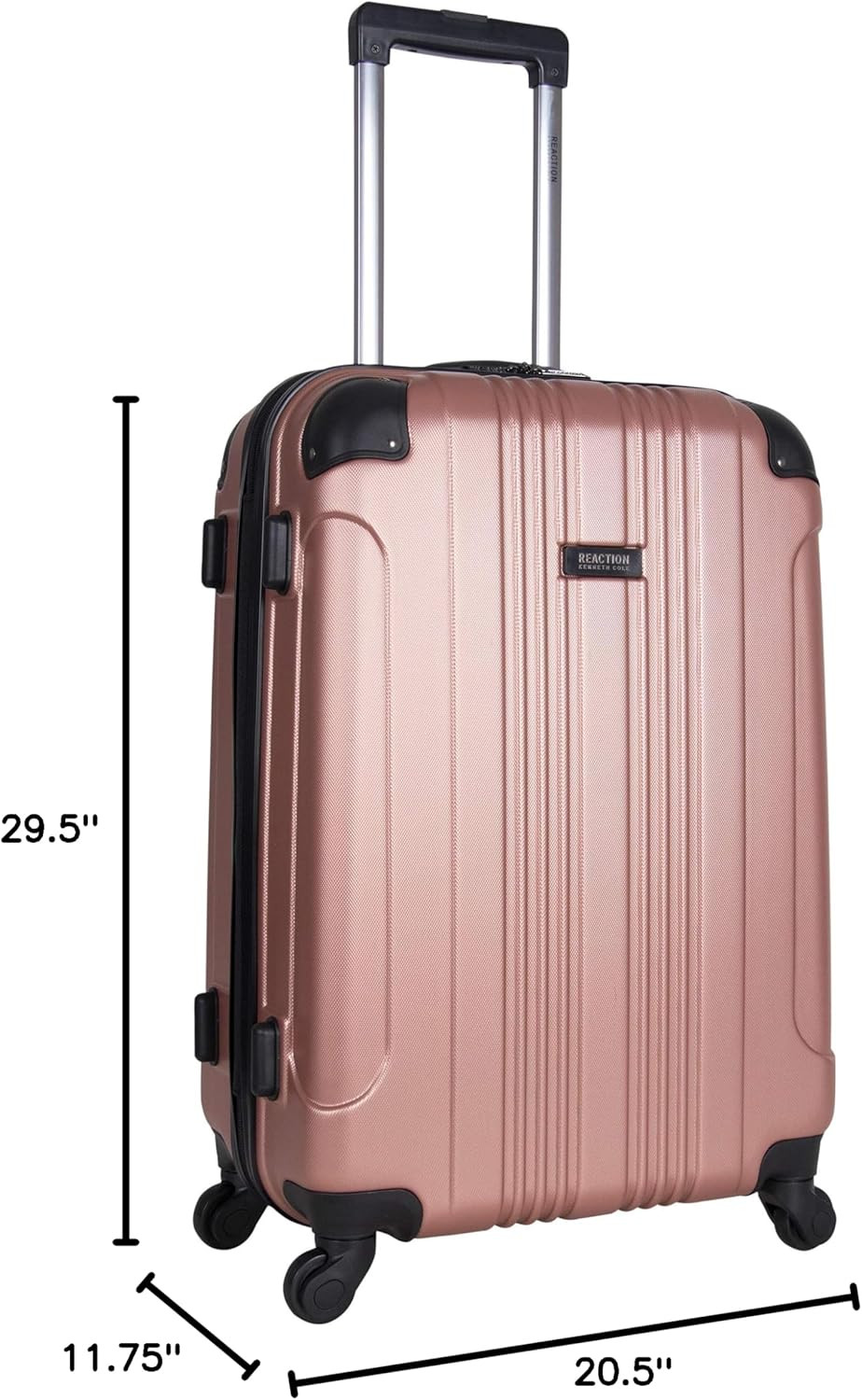 Rose Gold 28-Inch Hardshell 4-Wheel Spinner Luggage - Out of Bounds