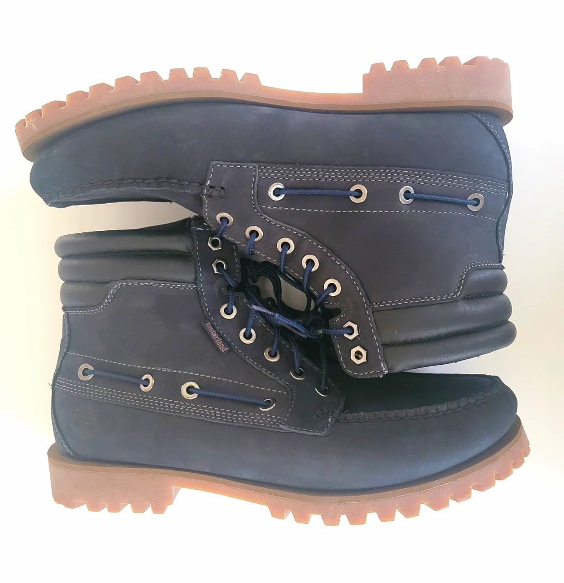 Timberland Boots Mens 11 Solar Wave Mid Chukka Blue Leather Suede Lace Up Casual A29GN085-HERO-removebg-preview  main image 3
