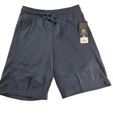 2 Pk Layer 8 Shorts Men Sz Med Gray Thermal-8 Tech Lightweight Athletic (849-50)