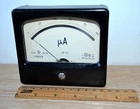 Vintage Analog Device Bakelite Meters Microammeter M1690A DC 0-100µA Soviet USSR