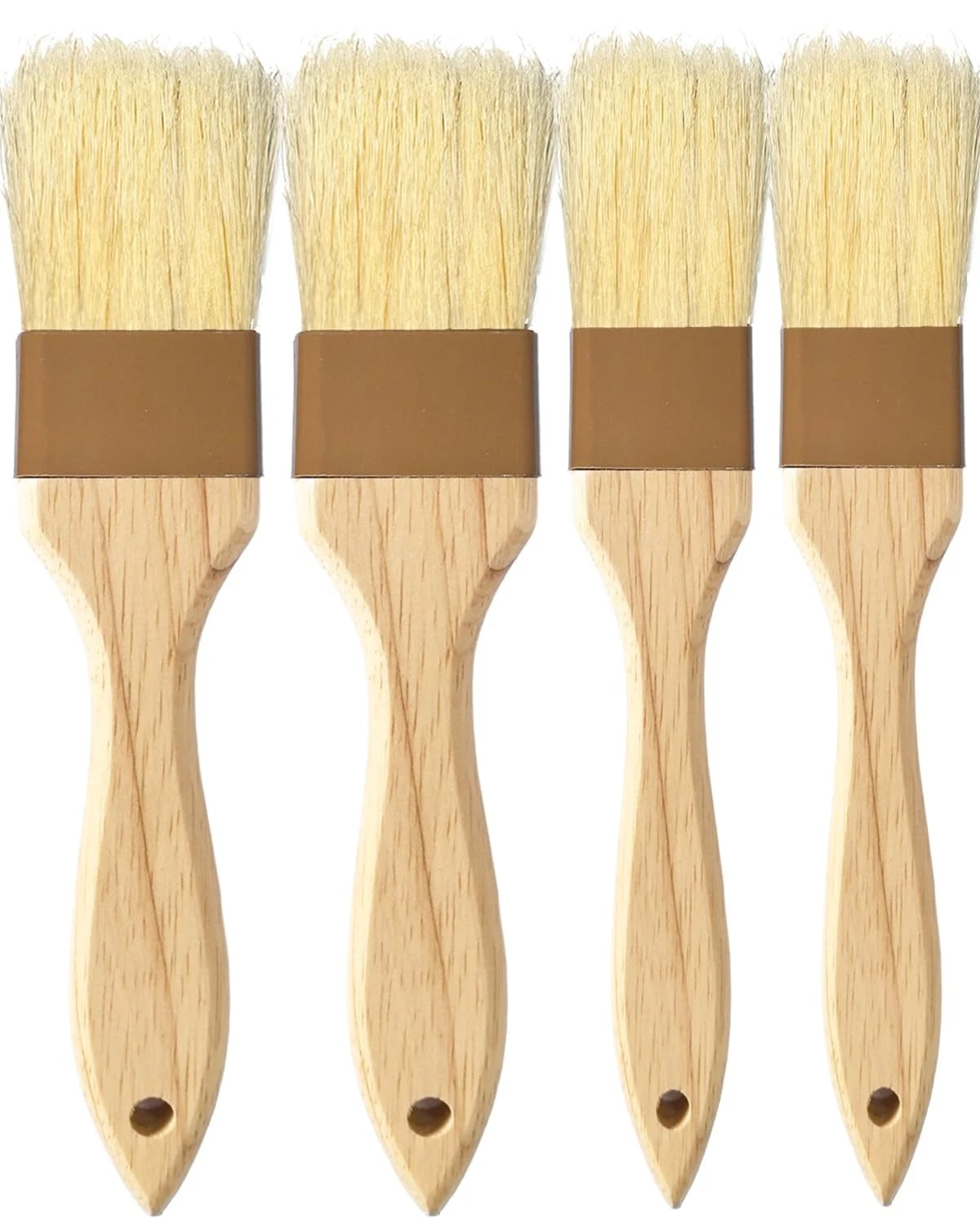 4 Pack Pastry Basting Brush Natural Bristle Wood Handle Kitchen Cooking BBQ
Opens in a new window or