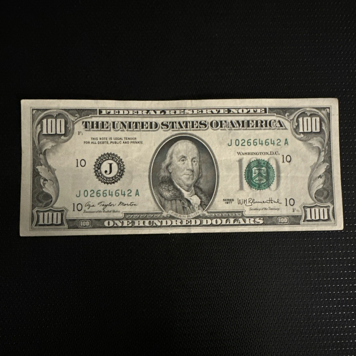 1977 $100 US Federal Reserve Small Notes for sale | eBay