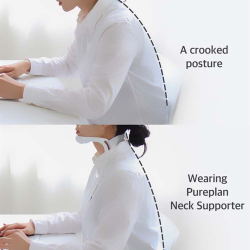 Health Neck Brace Support Posture Improve Pain Caused By Bowing Your Head Girth - Picture 6 of 11