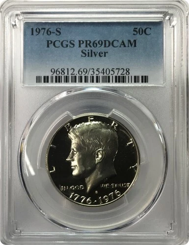 1976-S Silver Kennedy Half Dollar PCGS PR-69 DCAM LOT of TwENTY in PCGS BOX