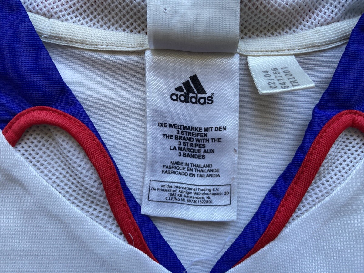 FRANCE 2004 2006 AWAY FOOTBALL SHIRT SOCCER JERSEY ADIDAS 641756