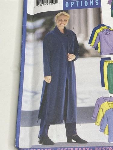 Butterick Misses Jacket Duster Tunic Size 8 10 12 Uncut Sewing Pattern 5699 - Picture 3 of 7