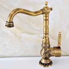 Single Hole Antique Brass Bathroom Kitchen Sink Faucet Basin Mixer Tap 2sf128