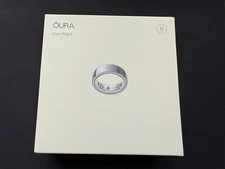 BRAND NEW SEALED Oura Ring 4 Smart Ring Size 8 Activity Tracker, 4th Gen. Silver