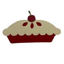 Cherry Pie Paper Piece for scrapbooking /Card making Handmade