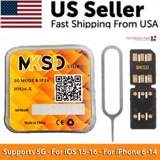 MKSD Ultra V5.3 Unlock Card RSIM Chip Service iPhone 14 13 12 11 X XR 8 7 6 2024