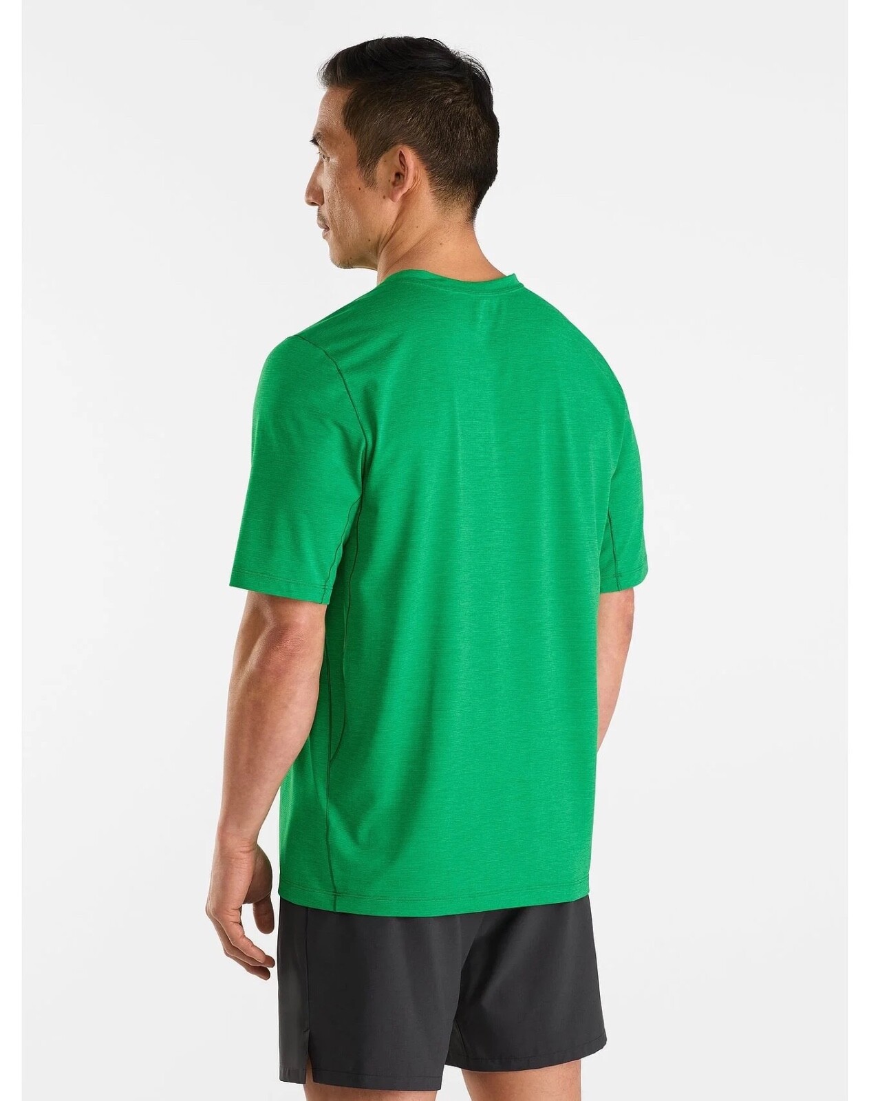 ARC'TERYX T shirt Arc’teryx Jungle Heather verde Cormac collo zip S S poliestere nuova con etichette taglia XL