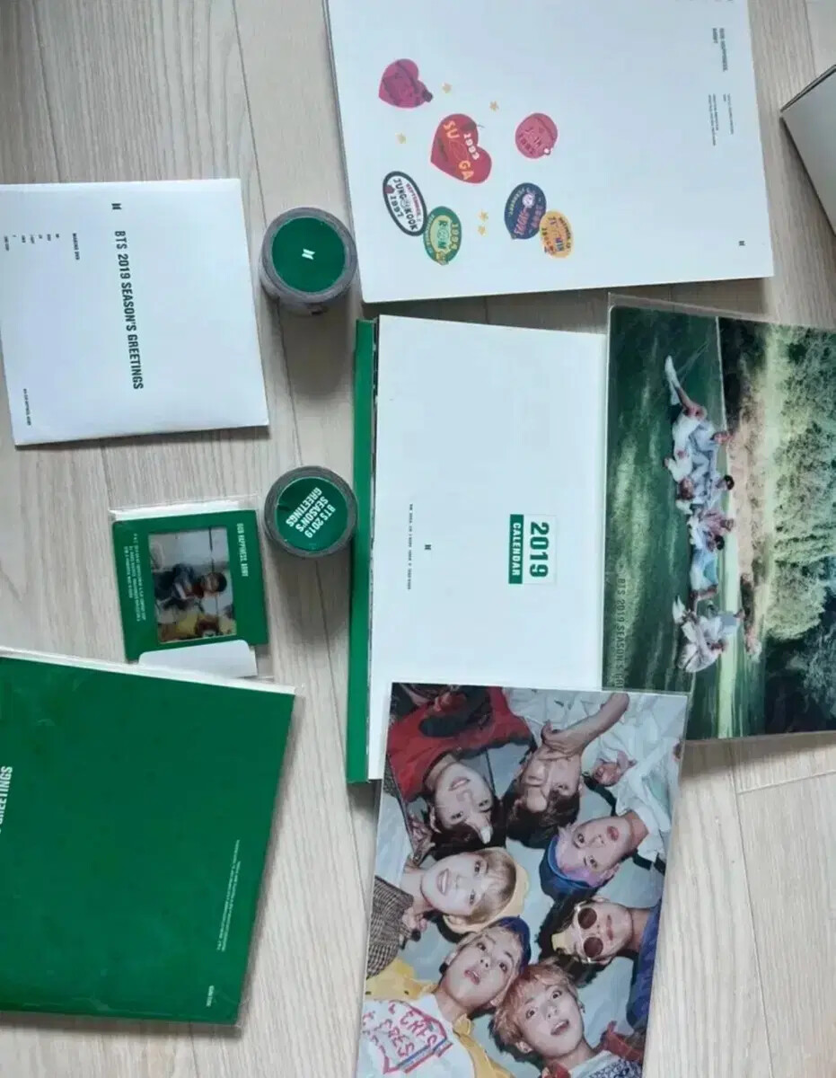 Full Set) bts 2019 season's greetings season's greetings Full Box