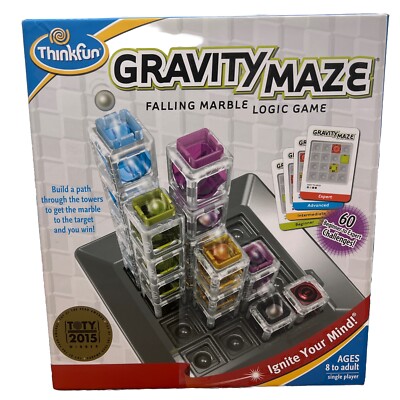 ThinkFun Gravity Maze Marble Run Brain Game and STEM Toy 60 Challenges