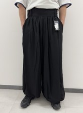 SAINT LAURENT YSL YVES SAINT LAURENT SILK WIDE LEG PANTS MENS NEW