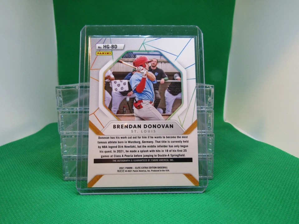 2021 Elite Extra Edition Hidden Gems Brendan Donovan Auto #HG-BD B13 #8 - Image 2 of 2