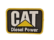 CAT Caterpillar Diesel Power Embroidered 3in Iron / Sew-On Patches
