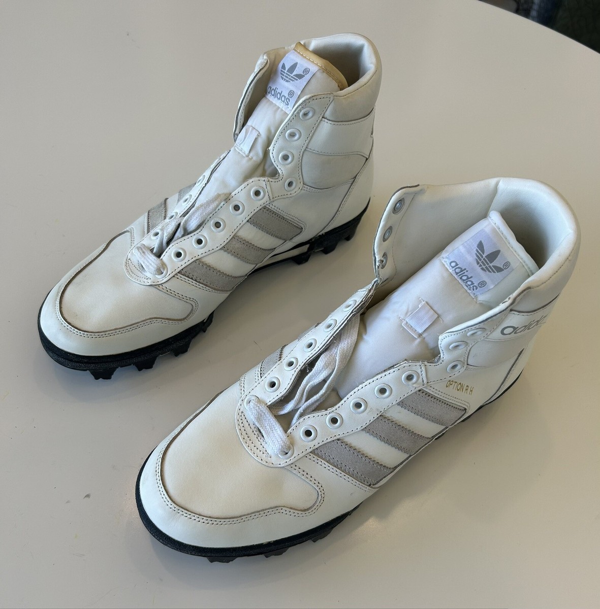 Adidas Option RH Football Cleats Men's size 10.5 Vintage Adidas Option RH Football Cleats Men's size 10.5 Vintage