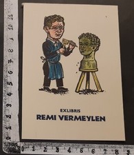 WUNDERKAMMER C EXLIBRIS 509 " SCULTORE " - * A VERMEYLEN * - X COLOR SIGNED