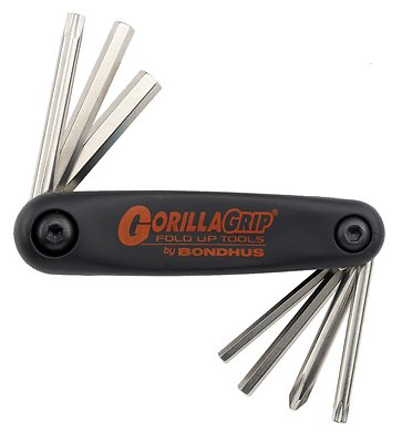 Bondhus 38060 Gold-beschichtete Inbusschlüssel – Rostfrei & Langlebig, 4 Mm, 10-teilig