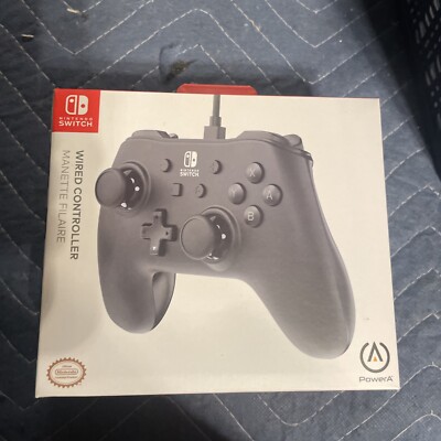 PowerA Wired Controller for Nintendo Switch Matte Black 1511370-01 Power A OEM