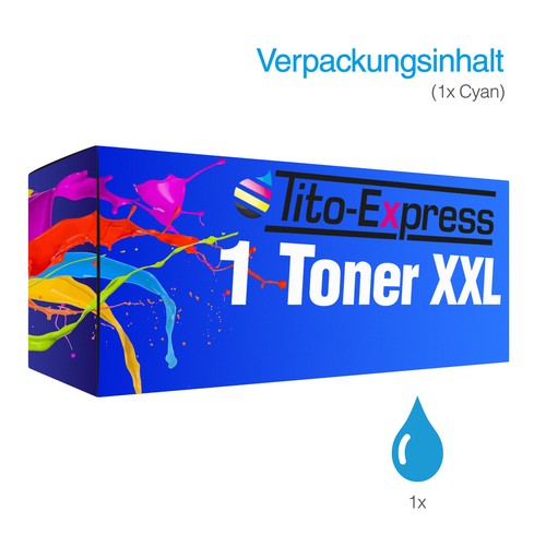 1x Toner XXL Cyan PlatinumSerie für Canon 054 H i-SENSYS MF 641 Cw MF 642 Cdw - Bild 12 von 12