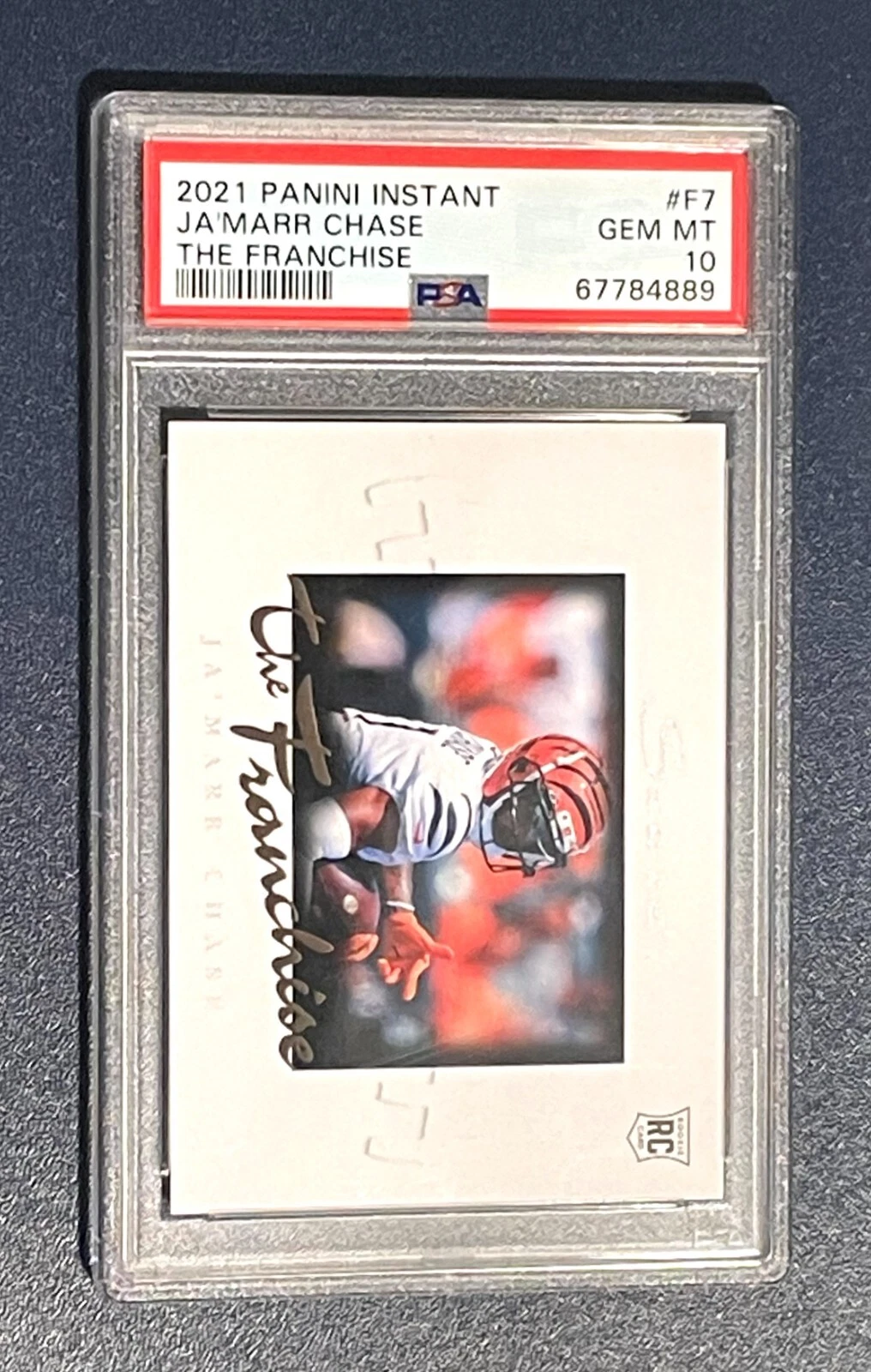 JaMarr Chase Panini Instant the Franchise #F7 Base