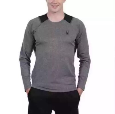 Spyder Men s Active Long Sleeve Shirt Medium -Gray(37)
