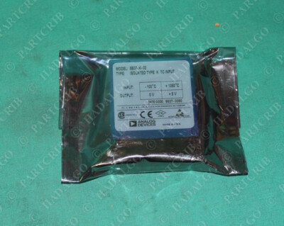 Analog Devices, 5B37-K-02, Isolated Type K TC Input NEW