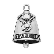 Stainless Steel Motorcycle Ride Bell ® SHOVELHEAD 17