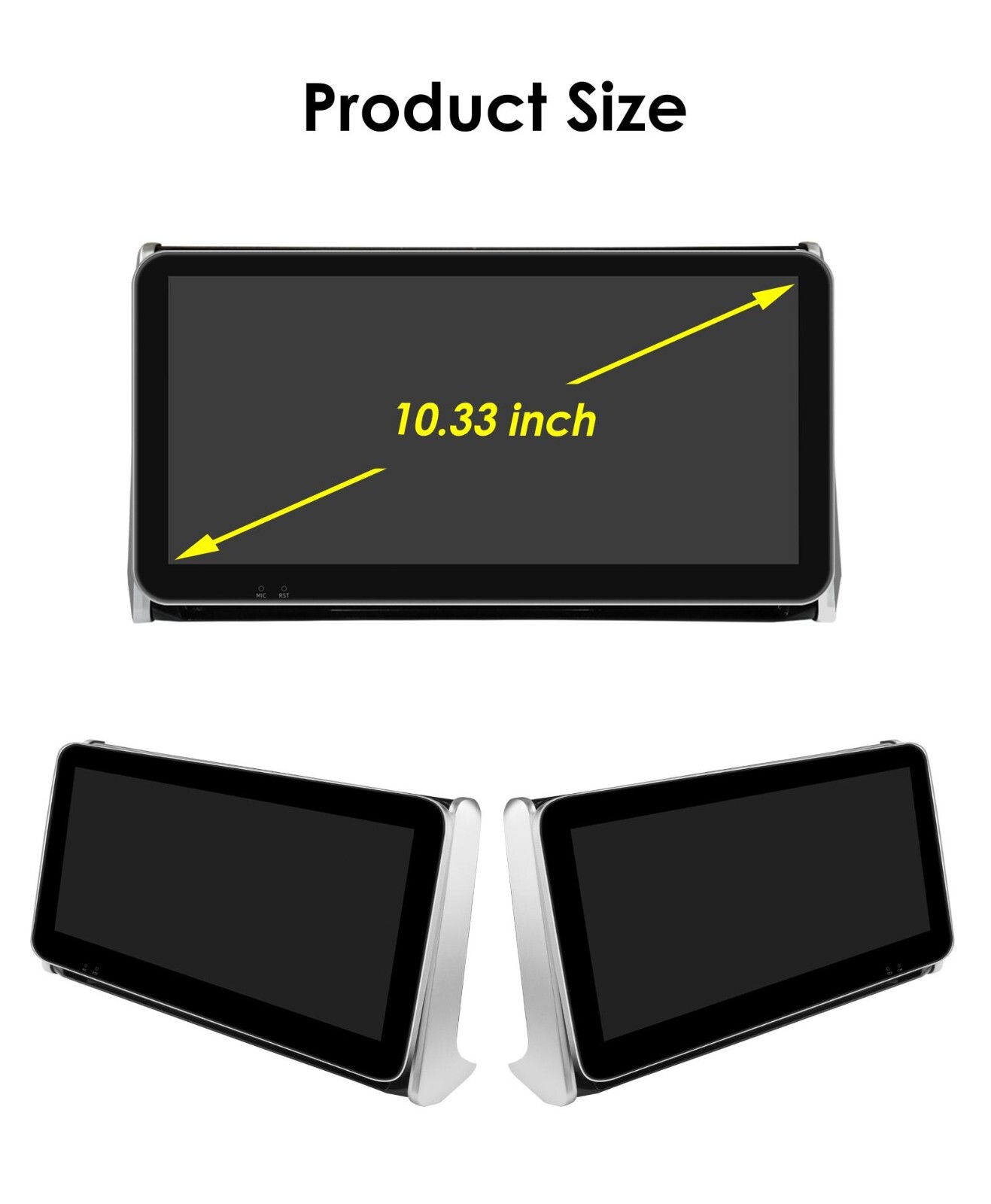 10.33" For Toyota RAV4 2019 Android 8Core Carplay Car Radio GPS Stereo WiFi DSP